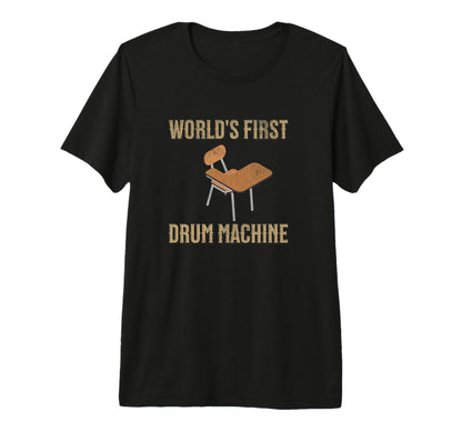Worlds First Drum Machine Old School T-Shirt - Casual Everyday Wear Unisex - T-Shirt, Sweatshirt, Hoodie