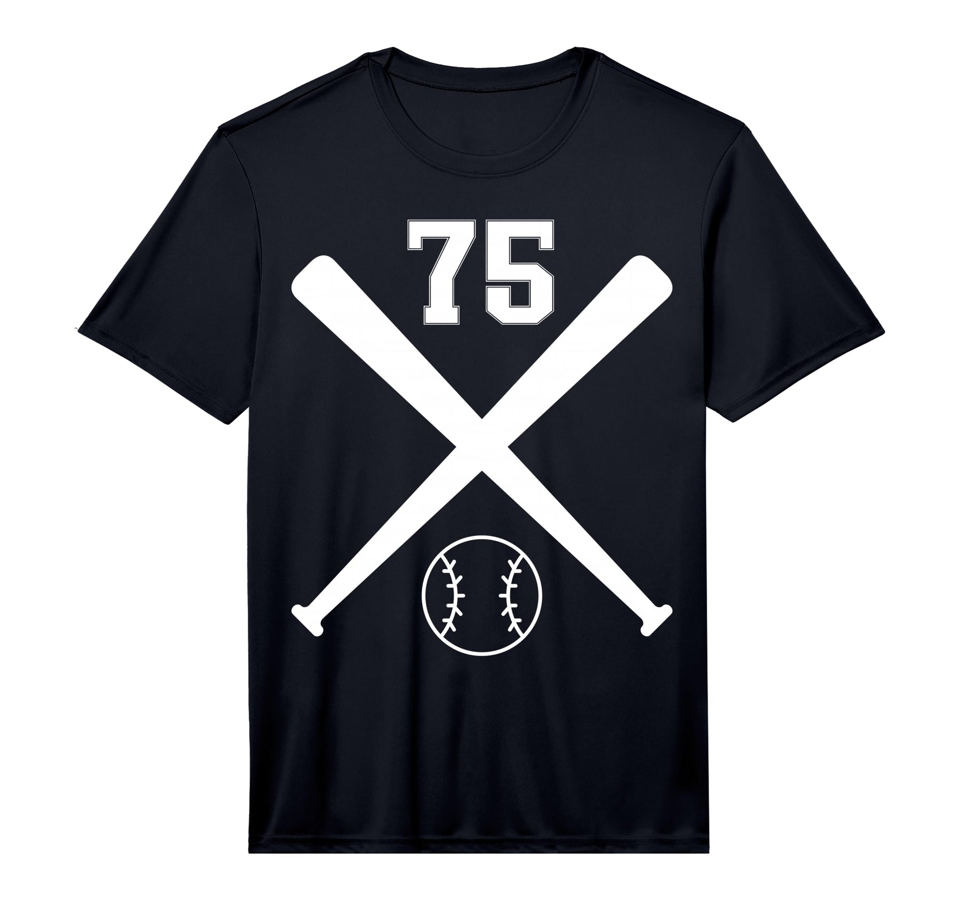Baseball Softball Number 75 T-Shirt - Streetwear Style Men Women - T-Shirt, Sweatshirt, Hoodie