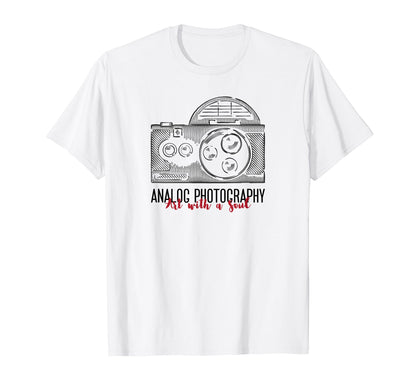 Analog Photography Art Soul Camera T-Shirt - Graphic Print for Adults - T-Shirt, Sweatshirt, Hoodie