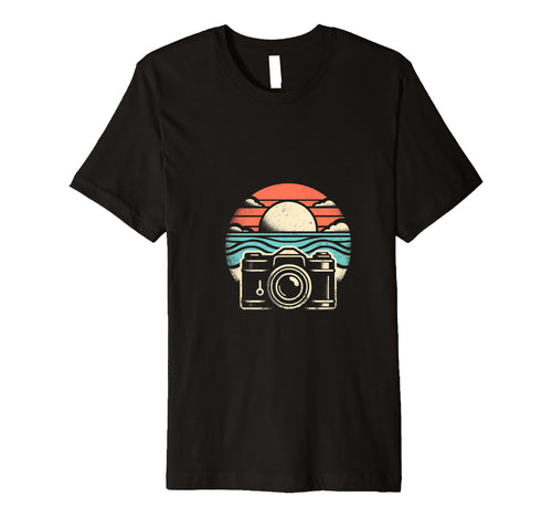 Sunset Camera T-Shirt - Aesthetic Graphic for Adults - T-Shirt, Sweatshirt, Hoodie