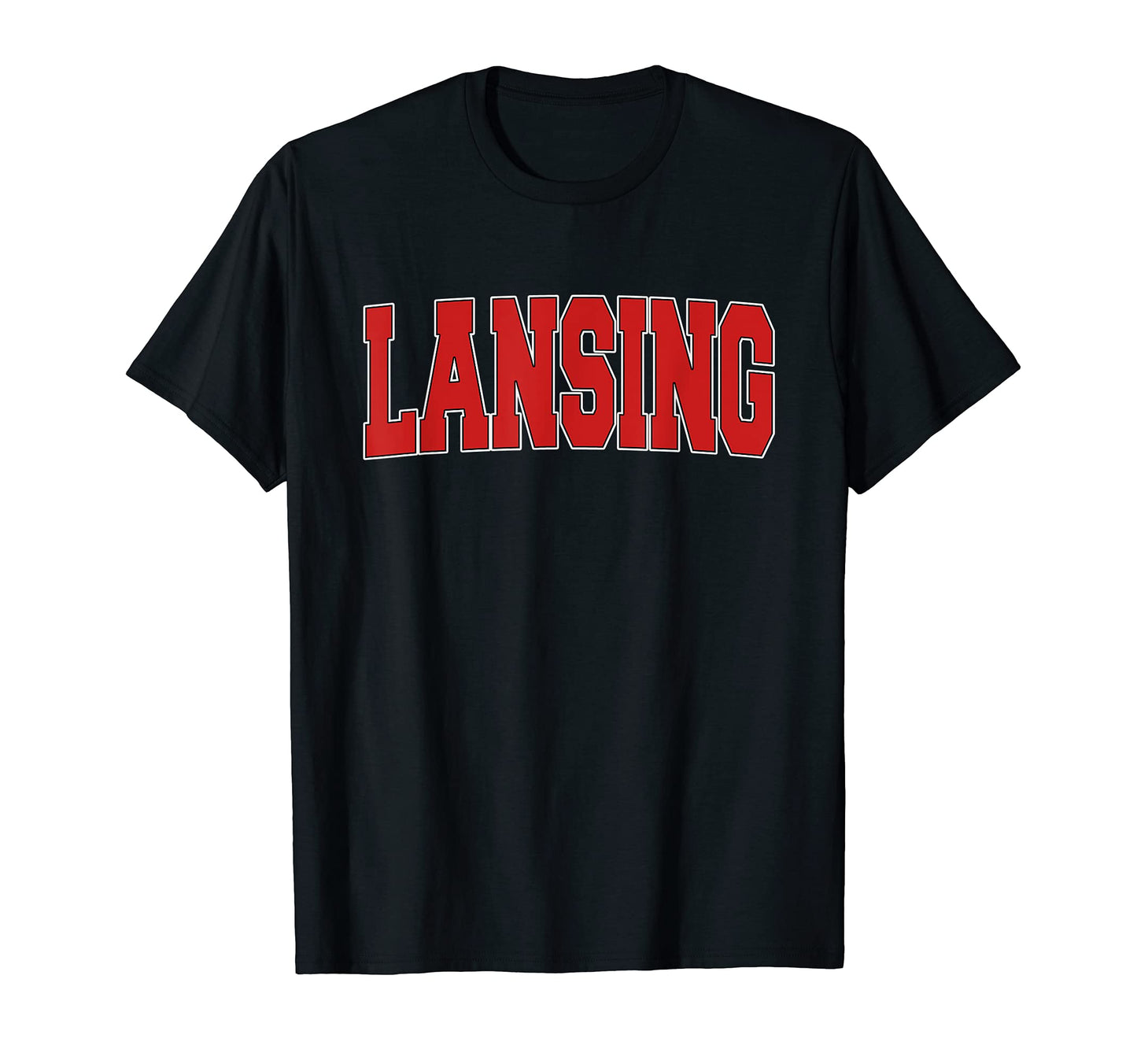 Lansing Ks Kansas Varsity Usa Sports T-Shirt - Unique Graphic for Adults - T-Shirt, Sweatshirt, Hoodie