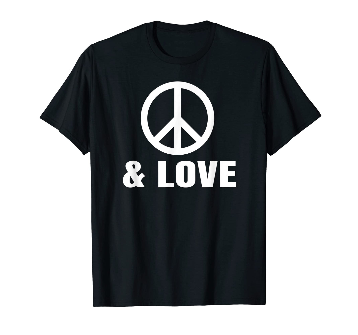 Peace Sign And Love T-Shirt - Casual Everyday Wear Men Women - T-Shirt, Sweatshirt, Hoodie