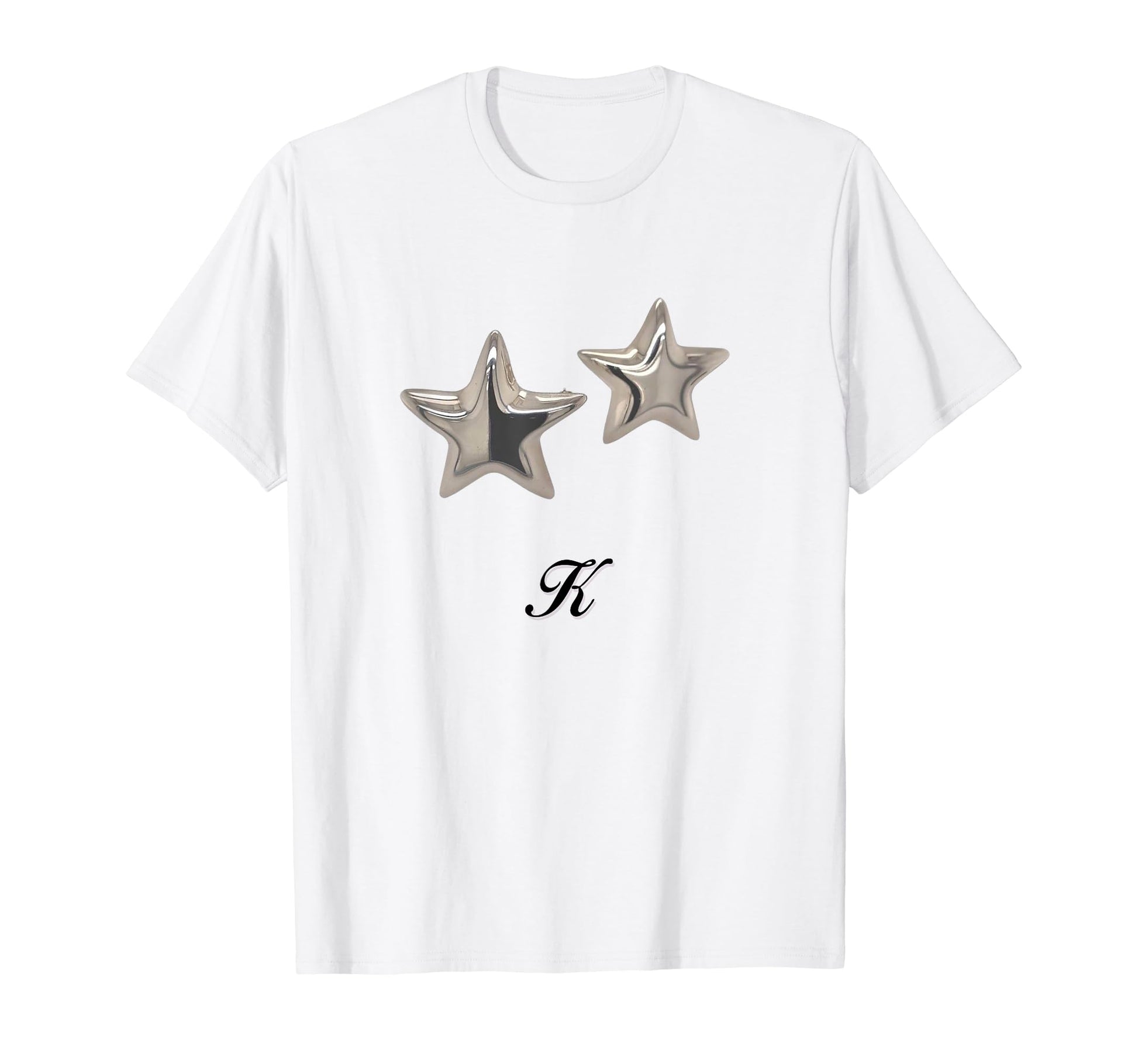 Star K Coquette Girlcore Y2K Aesthetic T-Shirt - Custom Art Print Men Women - T-Shirt, Sweatshirt, Hoodie