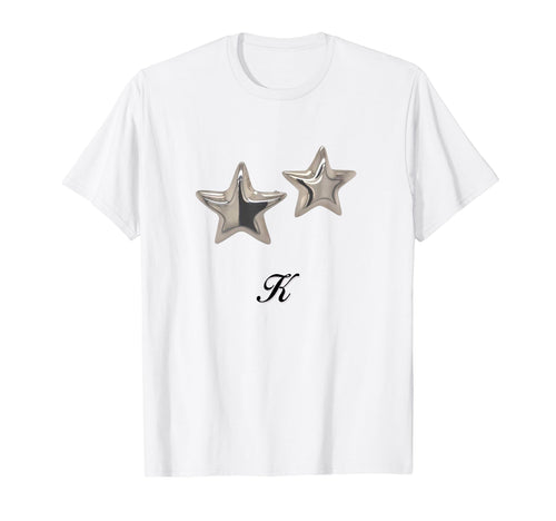 Star K Coquette Girlcore Y2K Aesthetic T-Shirt - Custom Art Print Men Women - T-Shirt, Sweatshirt, Hoodie