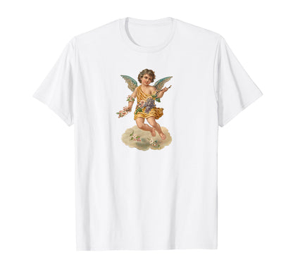 Angel Coquette Girlcore Y2K Aesthetic T-Shirt - Aesthetic Graphic Men Women - T-Shirt, Sweatshirt, Hoodie