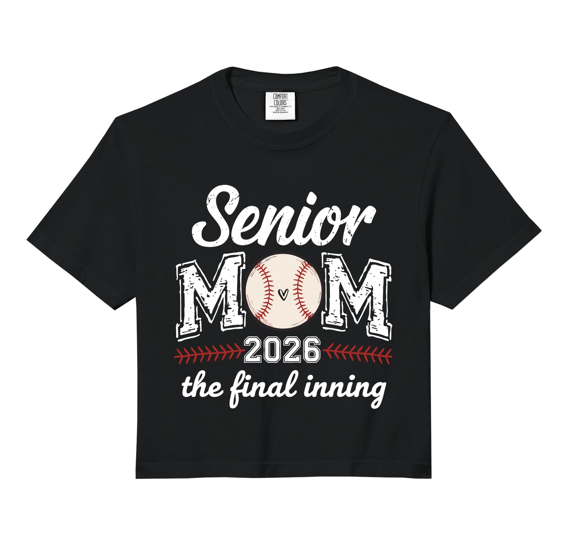 Senior Mom 2026 Baseball Final Inning T-Shirt - Minimalist Print Unisex - T-Shirt, Sweatshirt, Hoodie