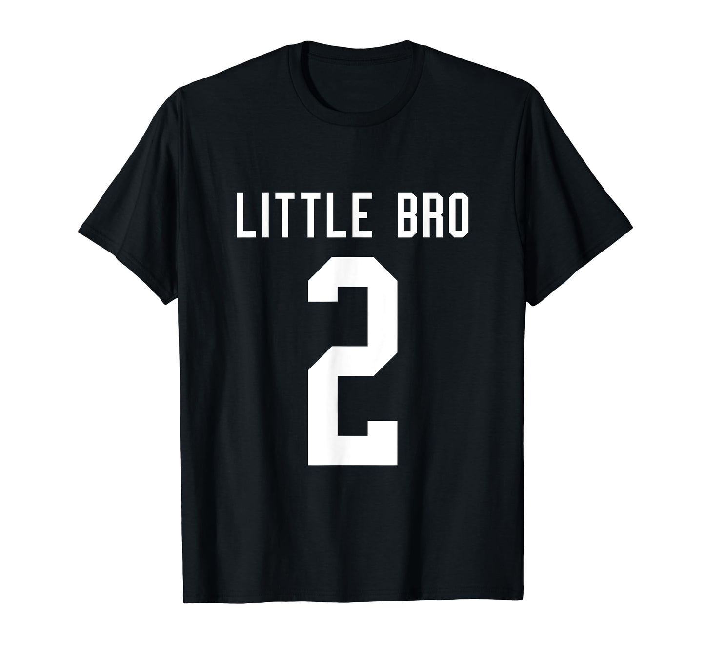 Number 2 Little Bro Biggest Fan T-Shirt - Custom Art Print Men Women - T-Shirt, Sweatshirt, Hoodie