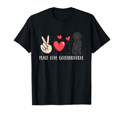 Black Goldendoodle Dood Doodle T-Shirt - Fun Novelty Design Men Women - T-Shirt, Sweatshirt, Hoodie
