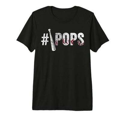 Number One Baseball Pops Fathers Day T-Shirt - Novelty Apparel Unisex - T-Shirt, Sweatshirt, Hoodie
