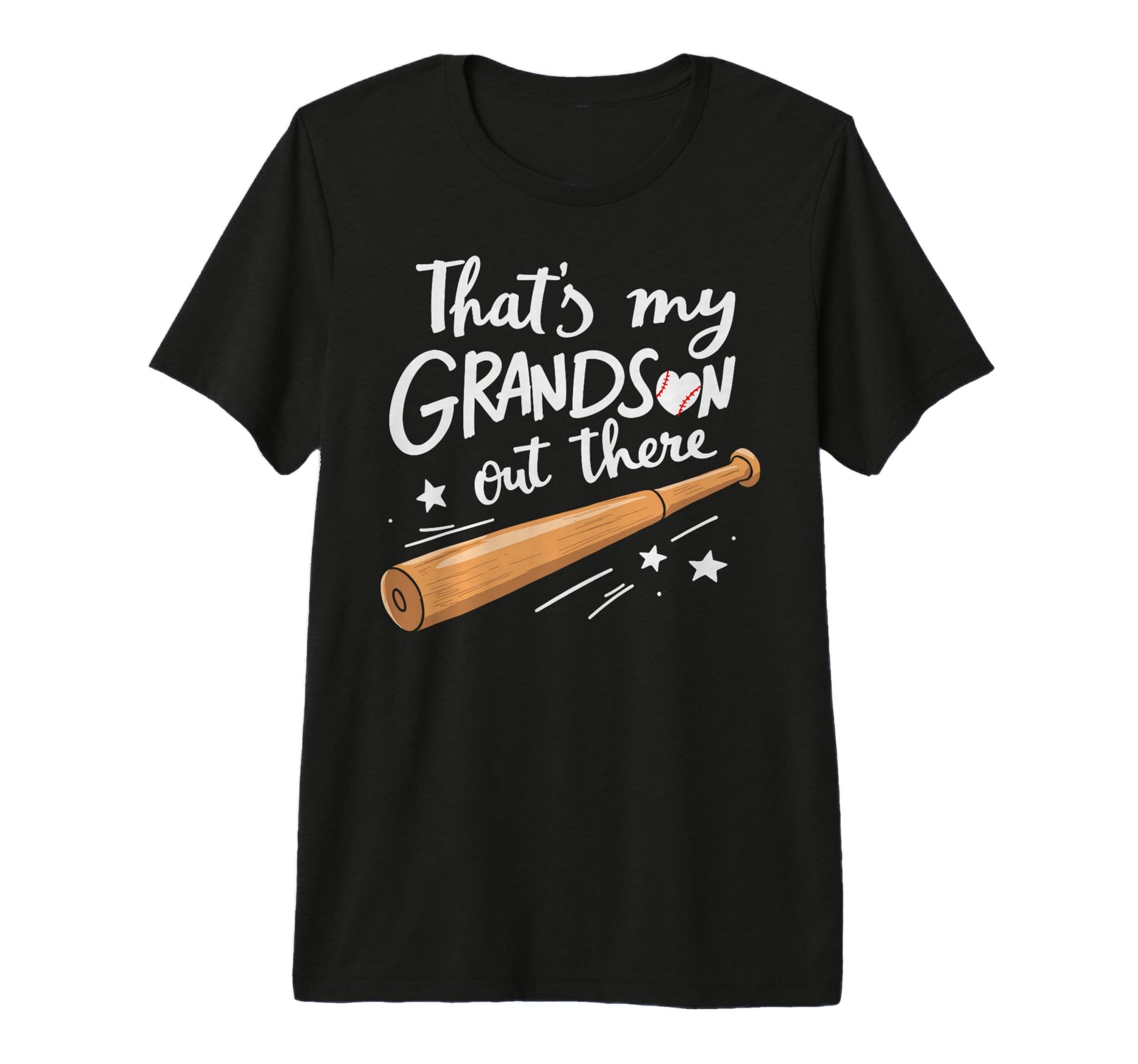 Thats My Grandson Out There Baseball T-Shirt - Unique Graphic for Adults - T-Shirt, Sweatshirt, Hoodie