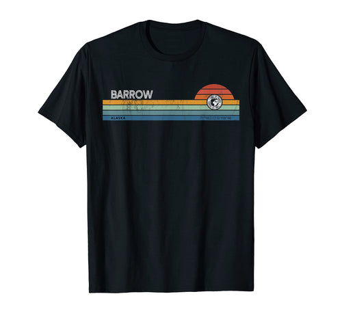 Barrow Alaska Usa America Sunset Rainbow T-Shirt - Graphic Print Men Women - T-Shirt, Sweatshirt, Hoodie