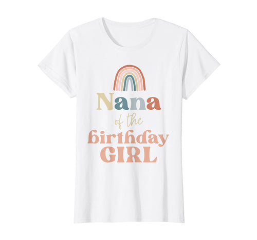 Nana Birthday Boho Rainbow Party T-Shirt - Streetwear Style for Adults - T-Shirt, Sweatshirt, Hoodie