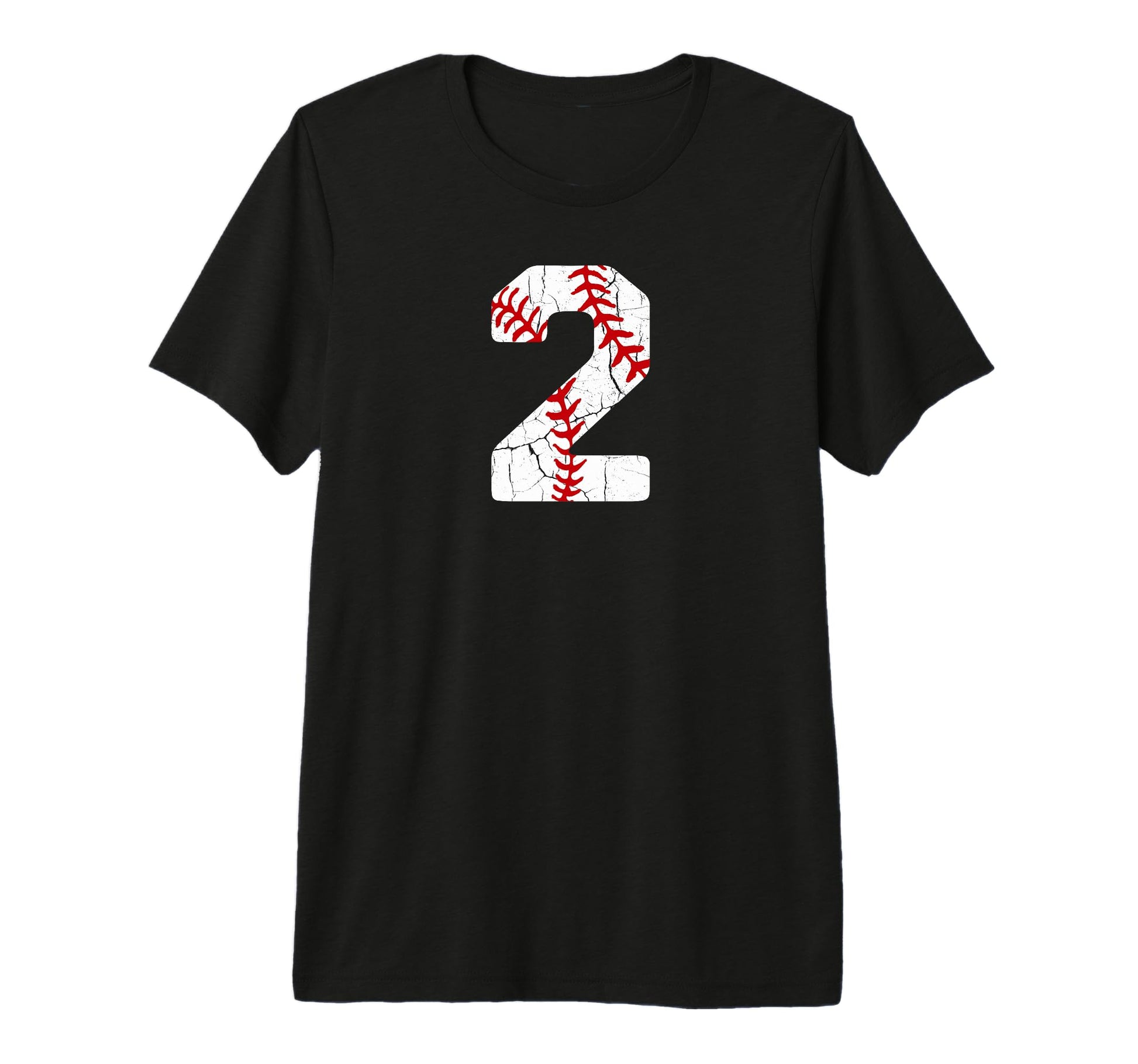 Baseball Player Jersey Number 2 2 T-Shirt - Unique Graphic for Adults - T-Shirt, Sweatshirt, Hoodie