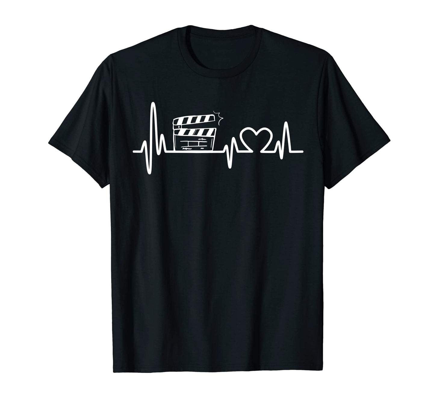 Film Making Heartbeat Camera Photography T-Shirt - Novelty Apparel Unisex - T-Shirt, Sweatshirt, Hoodie