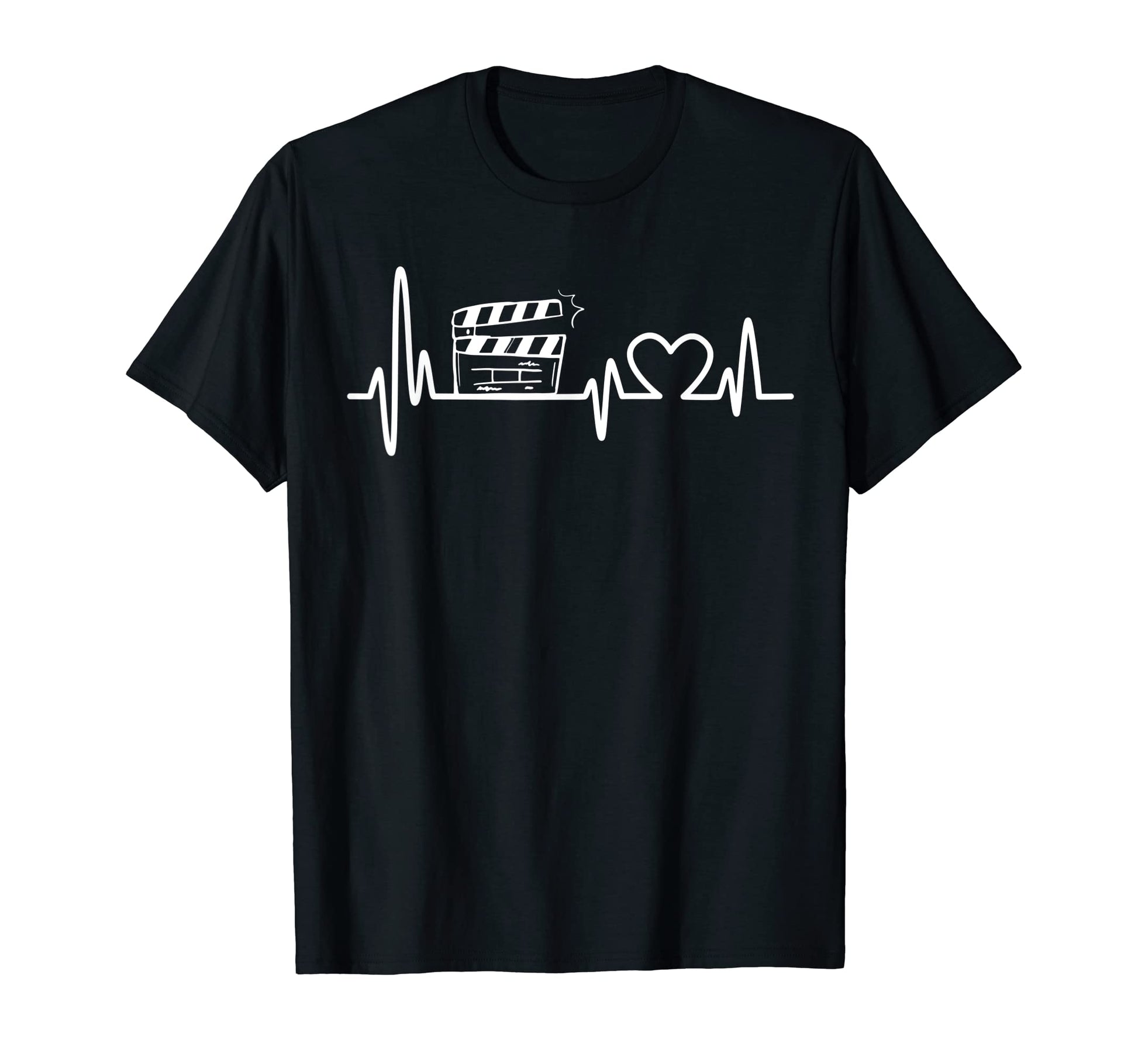 Film Making Heartbeat Camera Photography T-Shirt - Novelty Apparel Unisex - T-Shirt, Sweatshirt, Hoodie