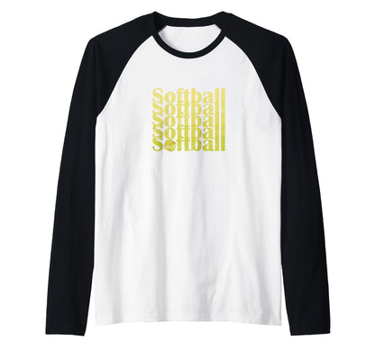 Softball Sports Typography Softball Hoodie - Aesthetic Graphic Unisex - T-Shirt, Sweatshirt, Hoodie
