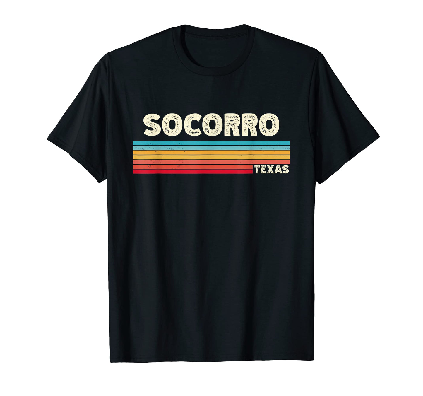 Native Socorro Texas Tx Stripes State T-Shirt - Unique Graphic for Adults - T-Shirt, Sweatshirt, Hoodie