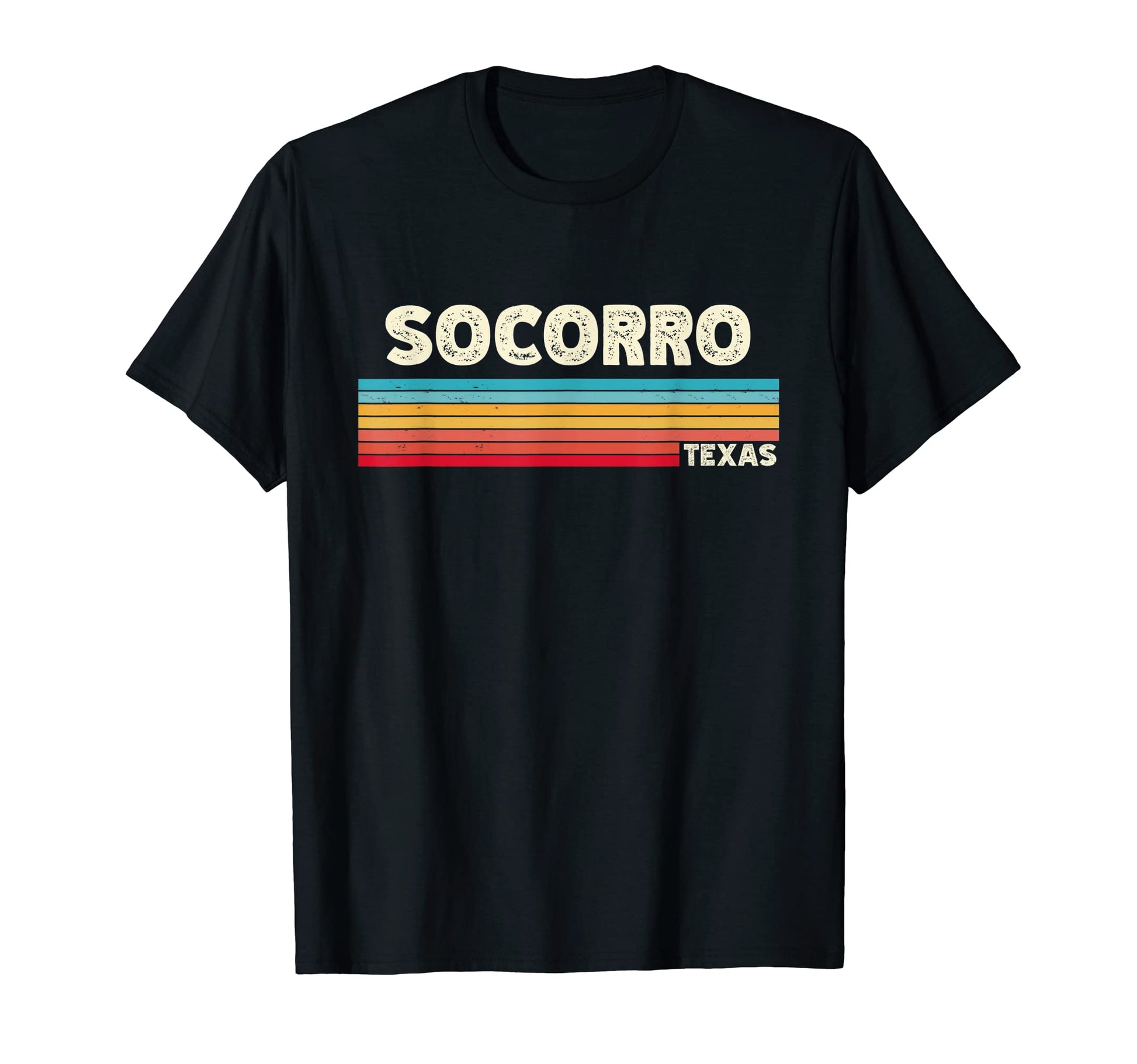 Native Socorro Texas Tx Stripes State T-Shirt - Unique Graphic for Adults - T-Shirt, Sweatshirt, Hoodie