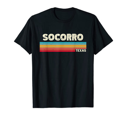 Native Socorro Texas Tx Stripes State T-Shirt - Unique Graphic for Adults - T-Shirt, Sweatshirt, Hoodie