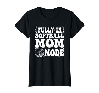 Softball Mom Mothers Day Baseball T-Shirt - Unique Graphic for Adults - T-Shirt, Sweatshirt, Hoodie