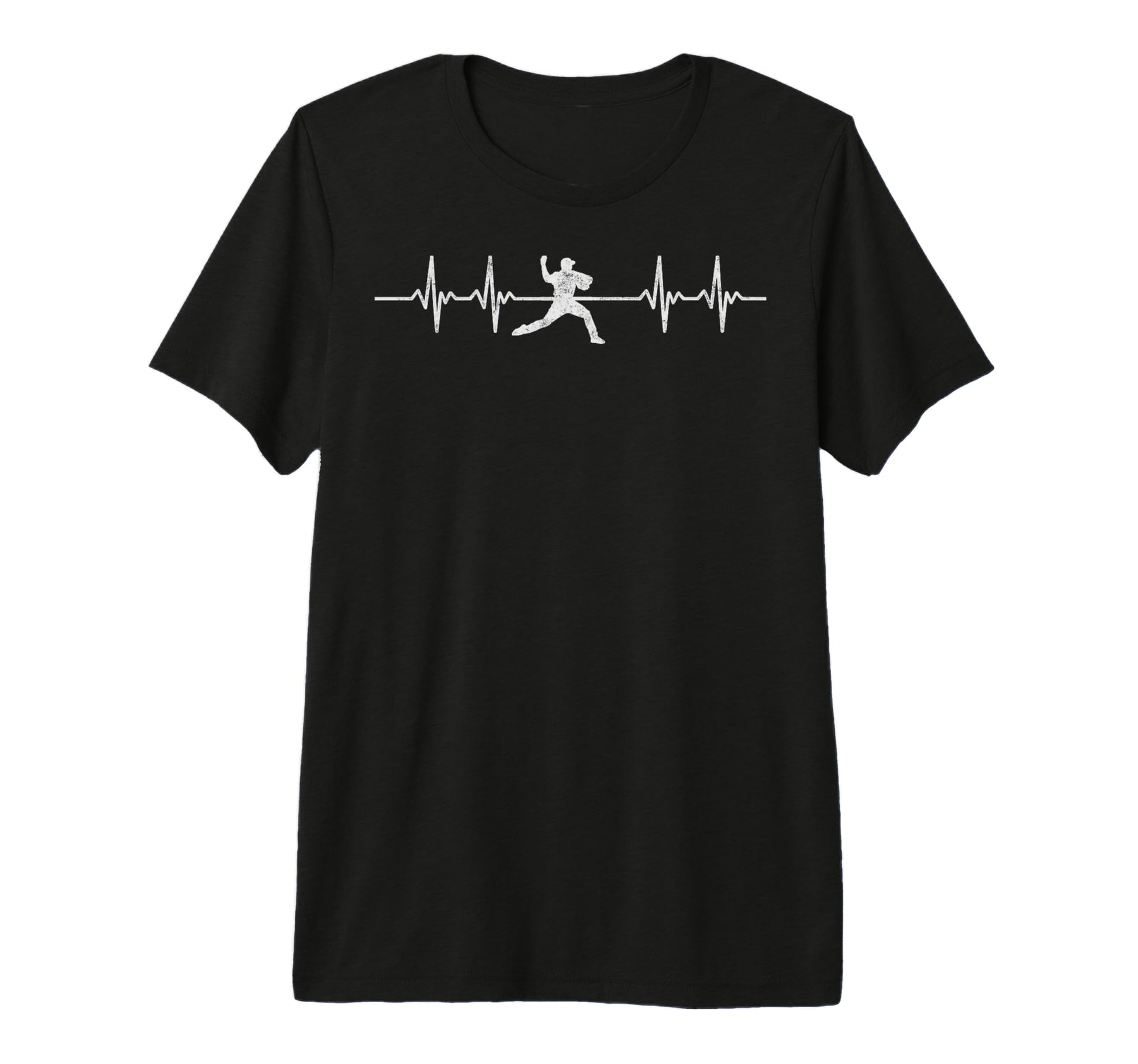 Baseball Player Heartbeat Coach T-Shirt - Casual Everyday Wear for Adults - T-Shirt, Sweatshirt, Hoodie
