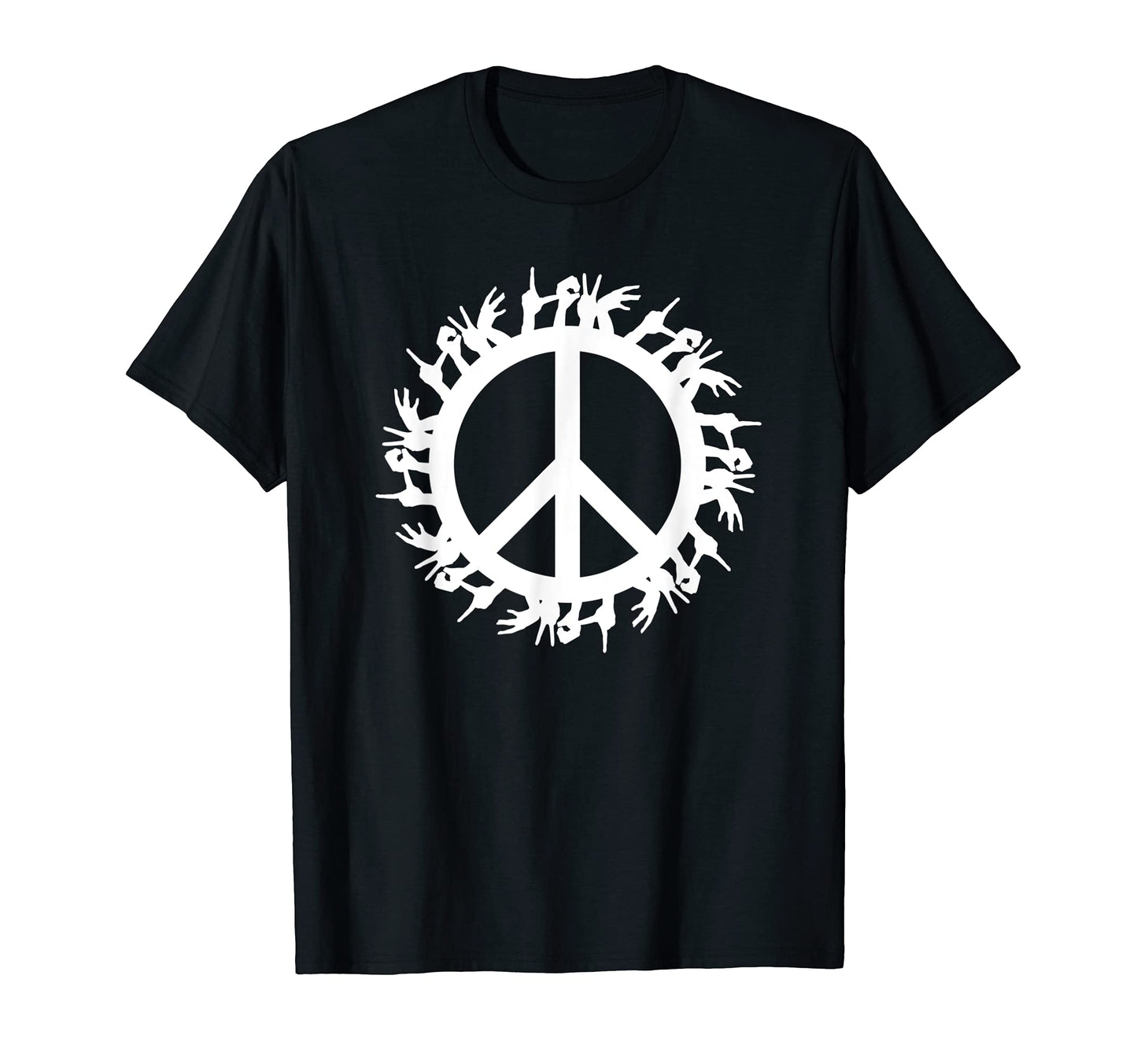 Love And Peace Peace Love Unity Respect T-Shirt - Custom Art Print Unisex - T-Shirt, Sweatshirt, Hoodie