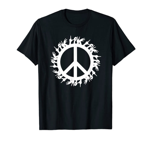 Love And Peace Peace Love Unity Respect T-Shirt - Custom Art Print Unisex - T-Shirt, Sweatshirt, Hoodie