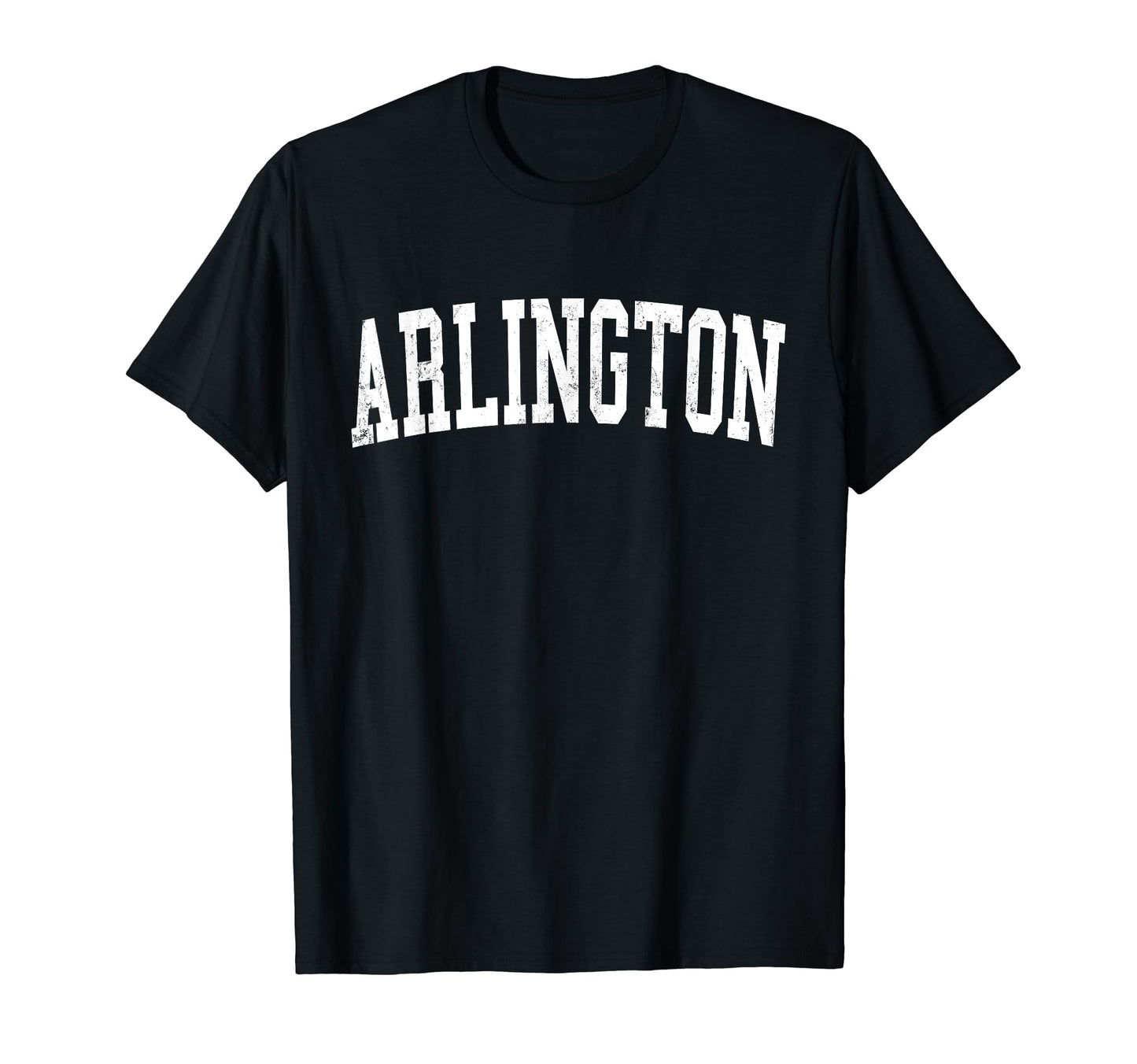 Arlington Wa Distressed White Varsity T-Shirt - Graphic Print Men Women - T-Shirt, Sweatshirt, Hoodie
