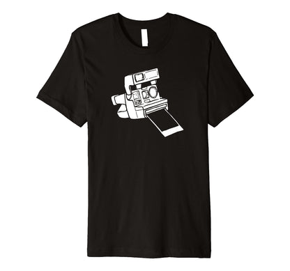 Instant Camera Eighties Photography T-Shirt - Unique Graphic Men Women - T-Shirt, Sweatshirt, Hoodie