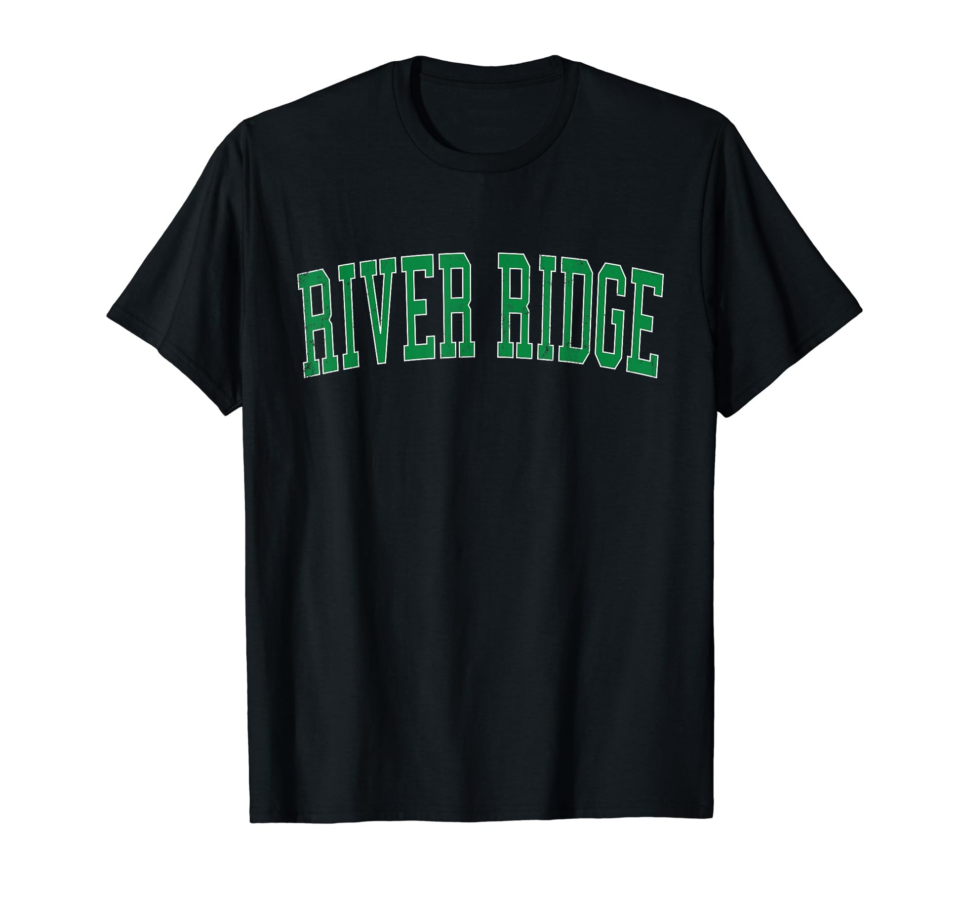 River Ridge La Distressed Green T-Shirt - Casual Everyday Wear for Adults - T-Shirt, Sweatshirt, Hoodie