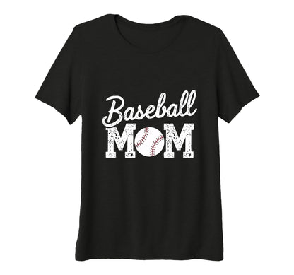 Womens Baseball Mom Proud Supportive T-Shirt - Streetwear Style for Adults - T-Shirt, Sweatshirt, Hoodie