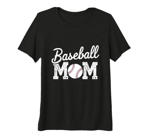 Womens Baseball Mom Proud Supportive T-Shirt - Streetwear Style for Adults - T-Shirt, Sweatshirt, Hoodie