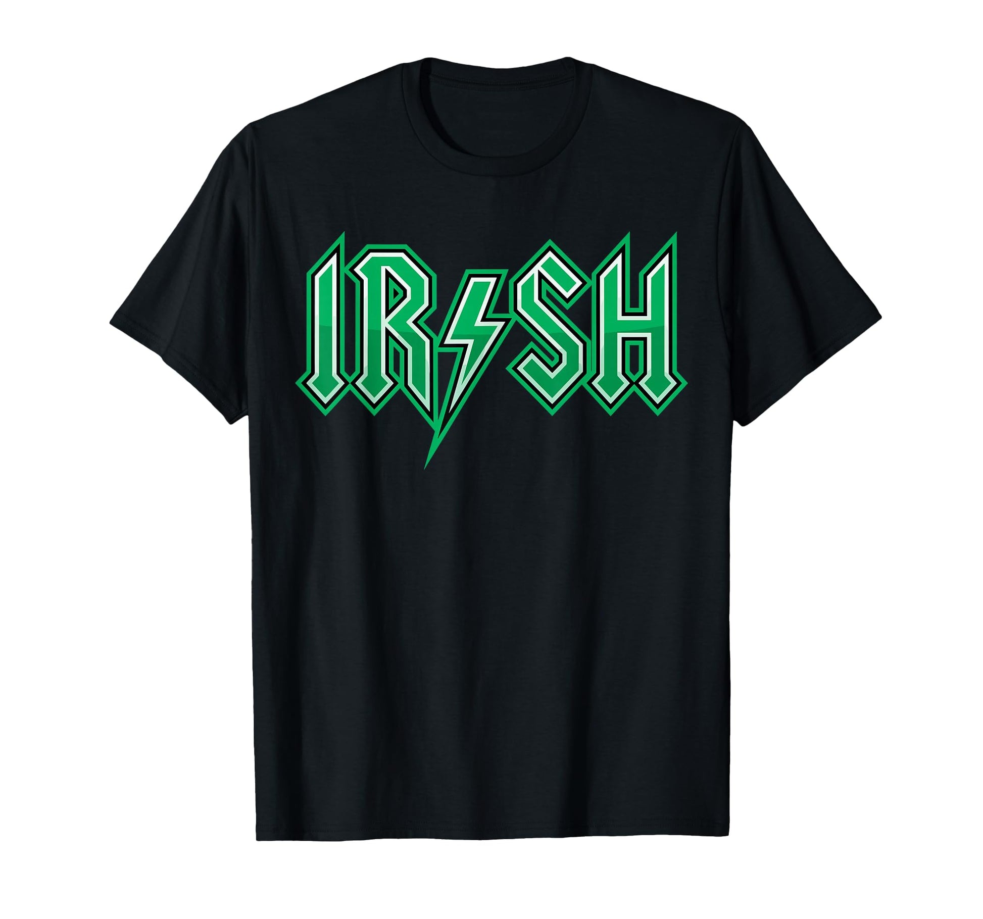 St Patricks Day Heavy Metal Rock Irish T-Shirt - Trendy Graphic Unisex - T-Shirt, Sweatshirt, Hoodie