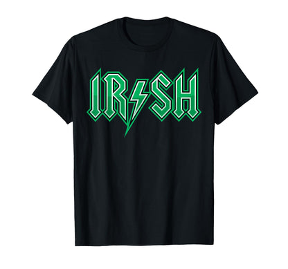 St Patricks Day Heavy Metal Rock Irish T-Shirt - Trendy Graphic Unisex - T-Shirt, Sweatshirt, Hoodie