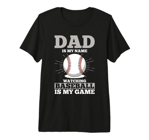 Fathers Day Baseball Dad Parent Tri T-Shirt - Trendy Graphic for Adults - T-Shirt, Sweatshirt, Hoodie