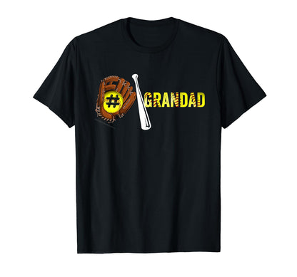 Number One Softball Grandad Fathers T-Shirt - Trendy Graphic for Adults - T-Shirt, Sweatshirt, Hoodie