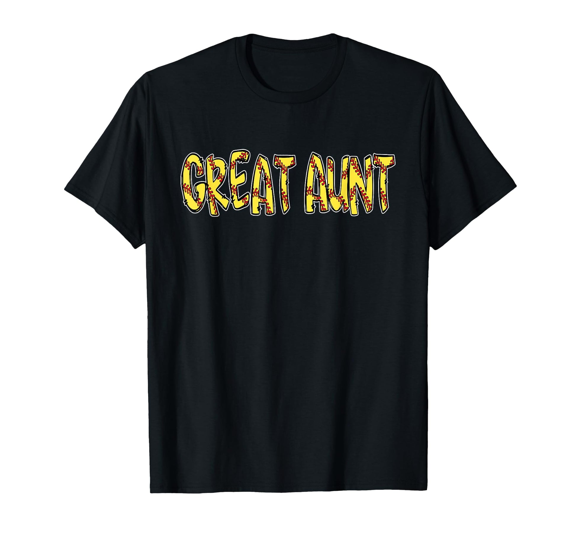 Softball Great Aunt Birthday Party T-Shirt - Minimalist Print Men Women - T-Shirt, Sweatshirt, Hoodie