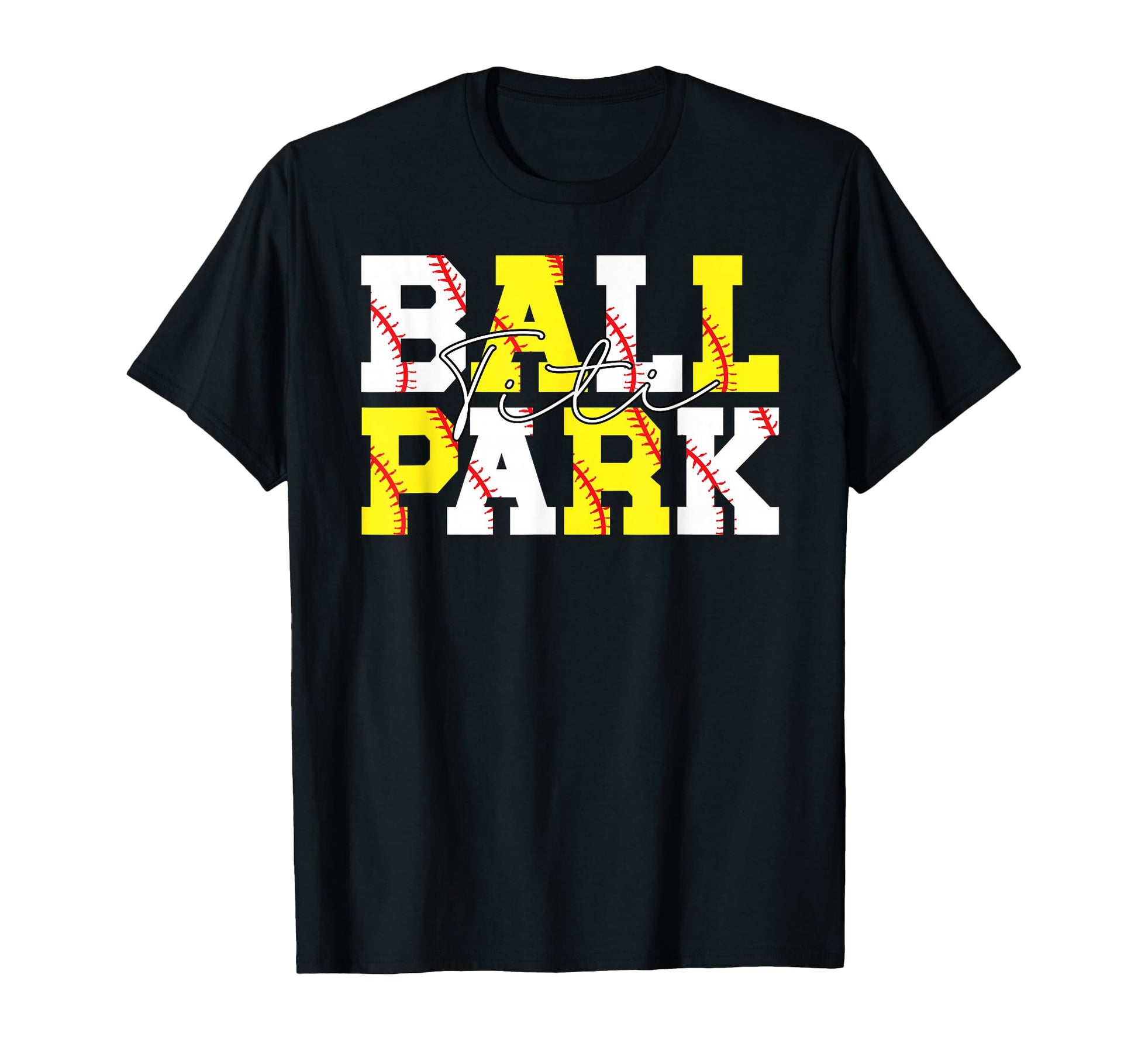 Ballpark Titi Aunt Softball Baseball T-Shirt - Casual Everyday Wear Unisex - T-Shirt, Sweatshirt, Hoodie