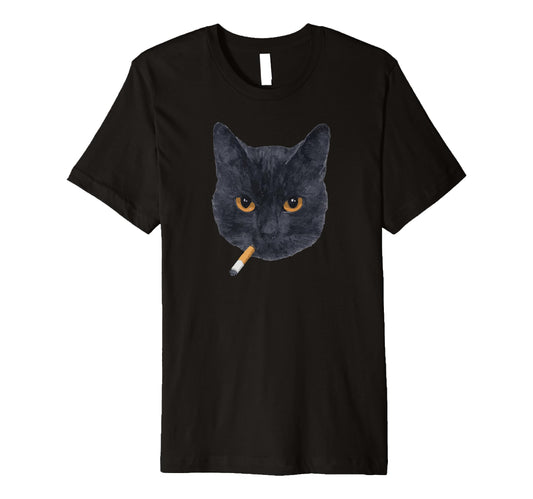 Y2K Black Cat 90S Grunge T-Shirt - Novelty Apparel for Adults - T-Shirt, Sweatshirt, Hoodie