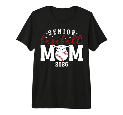 Baseball Senior Mom Senior Baseball T-Shirt - Minimalist Print Men Women - T-Shirt, Sweatshirt, Hoodie