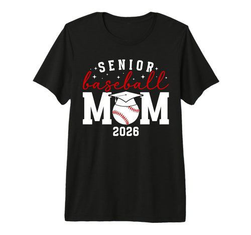 Baseball Senior Mom Senior Baseball T-Shirt - Minimalist Print Men Women - T-Shirt, Sweatshirt, Hoodie