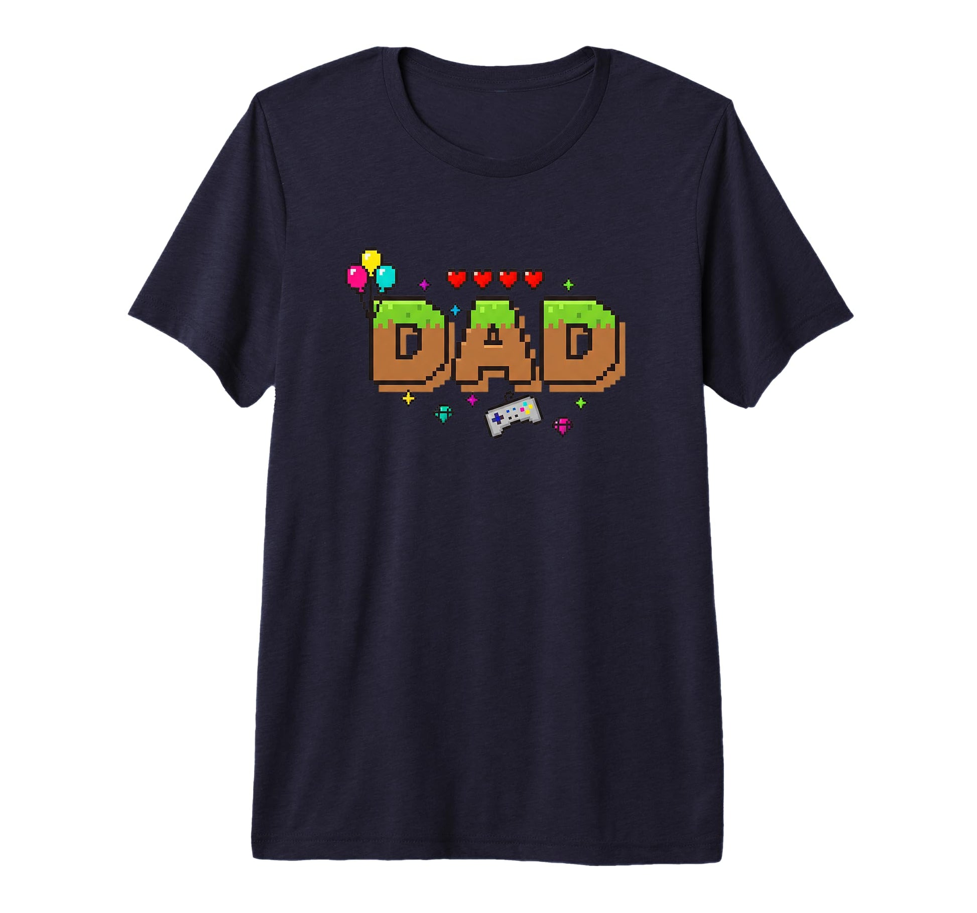 Dad Pixel Gamer Dad Video Game Dad T-Shirt - Novelty Apparel for Adults - T-Shirt, Sweatshirt, Hoodie