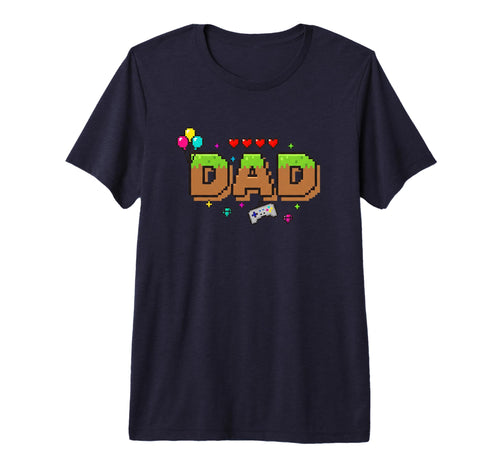 Dad Pixel Gamer Dad Video Game Dad T-Shirt - Novelty Apparel for Adults - T-Shirt, Sweatshirt, Hoodie