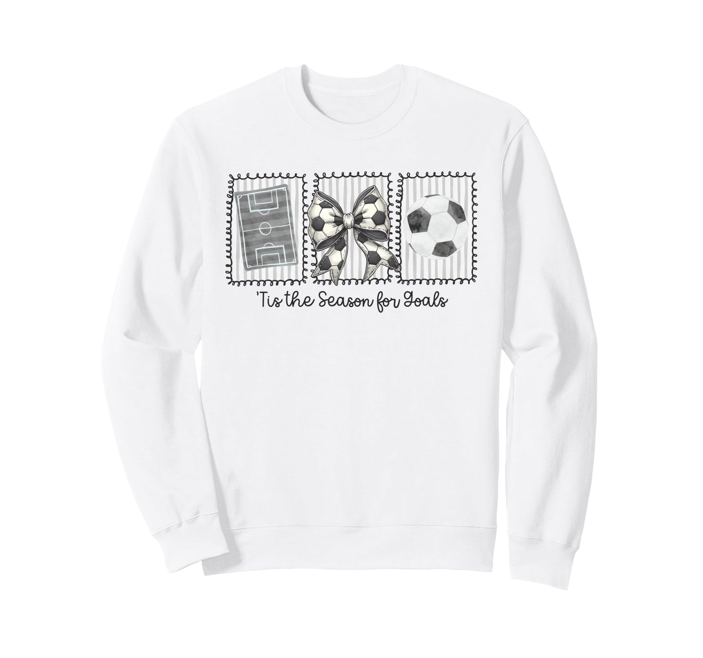 Funny Preppy Tis Season Soccer Sweatshirt - Casual Everyday Wear Men Women - T-Shirt, Sweatshirt, Hoodie