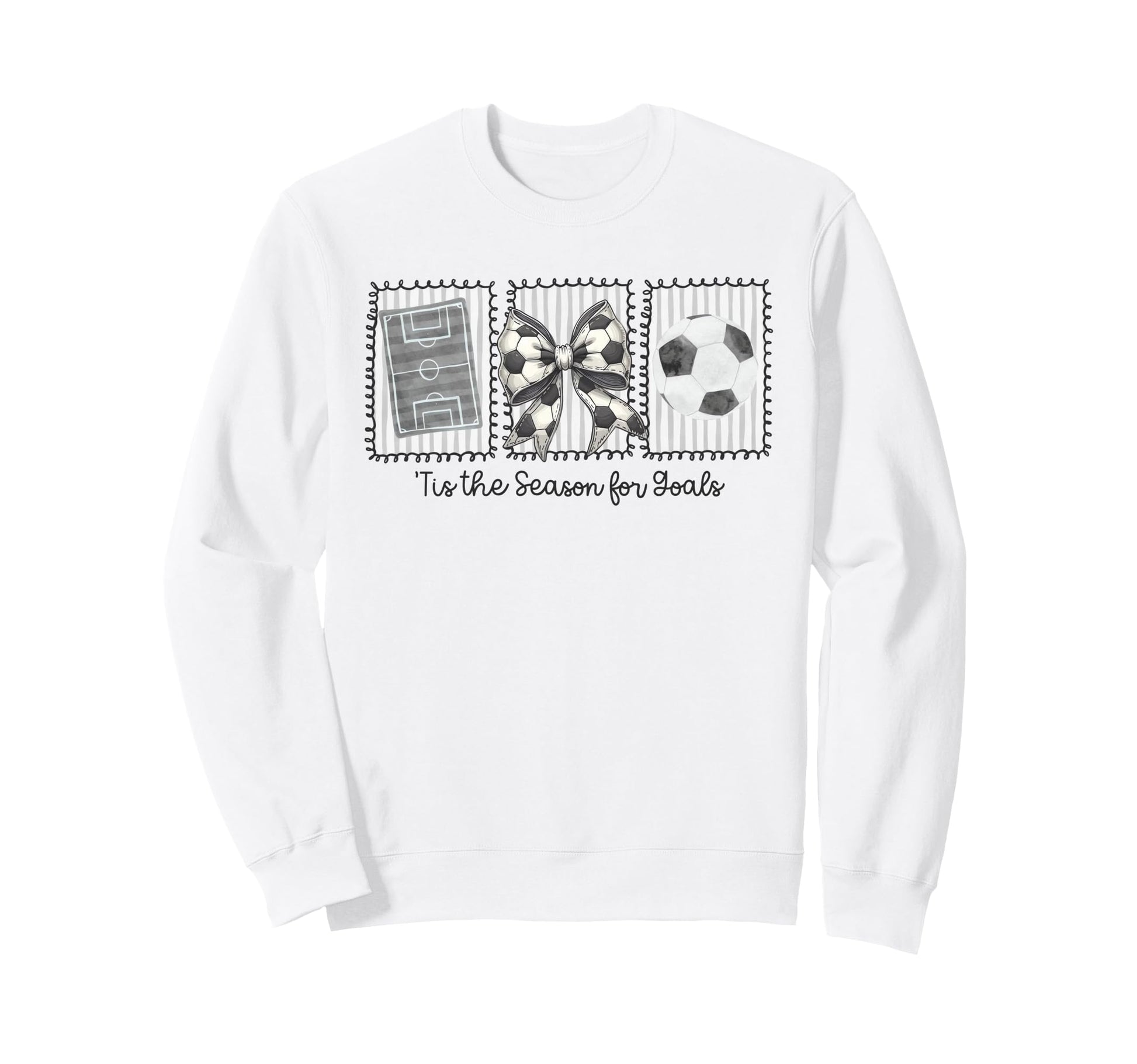 Funny Preppy Tis Season Soccer Sweatshirt - Casual Everyday Wear Men Women - T-Shirt, Sweatshirt, Hoodie