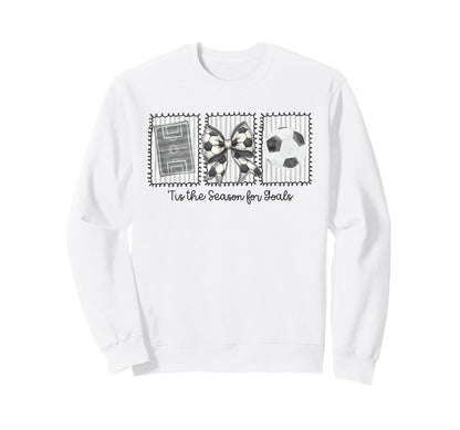 Funny Preppy Tis Season Soccer Sweatshirt - Casual Everyday Wear Men Women - T-Shirt, Sweatshirt, Hoodie