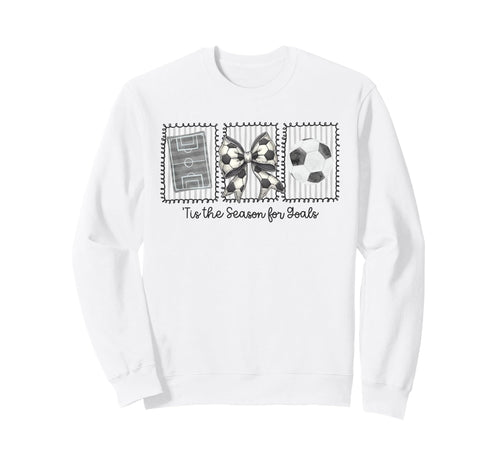 Funny Preppy Tis Season Soccer Sweatshirt - Casual Everyday Wear Men Women - T-Shirt, Sweatshirt, Hoodie