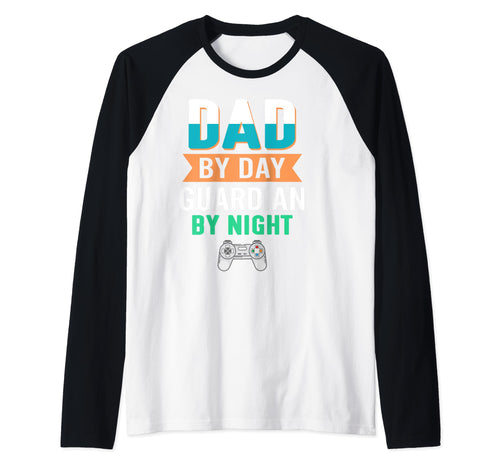 Dad Day Guardian Night Video Gamer Gift Hoodie - Trendy Graphic Unisex - T-Shirt, Sweatshirt, Hoodie