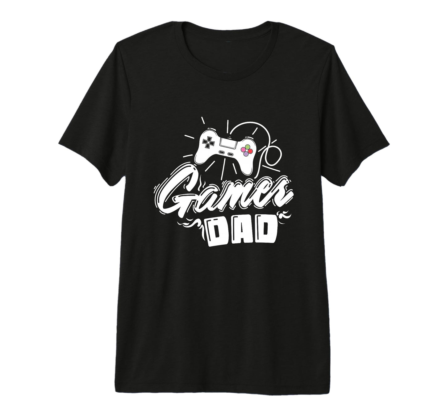 Console Controller Gamer Dad Tri Blend T-Shirt - Aesthetic Graphic Unisex - T-Shirt, Sweatshirt, Hoodie