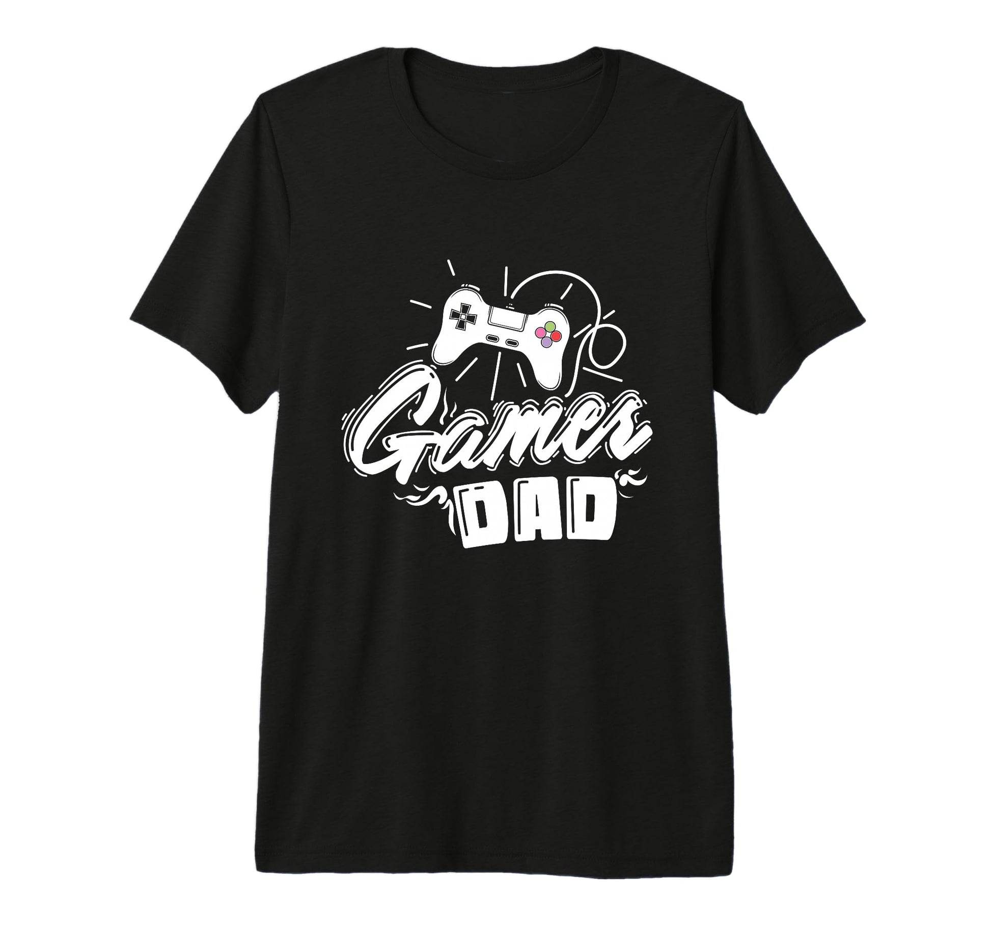 Console Controller Gamer Dad Tri Blend T-Shirt - Aesthetic Graphic Unisex - T-Shirt, Sweatshirt, Hoodie